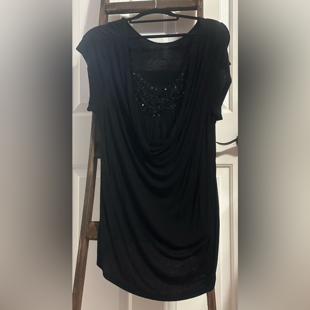 Black Bling Top
